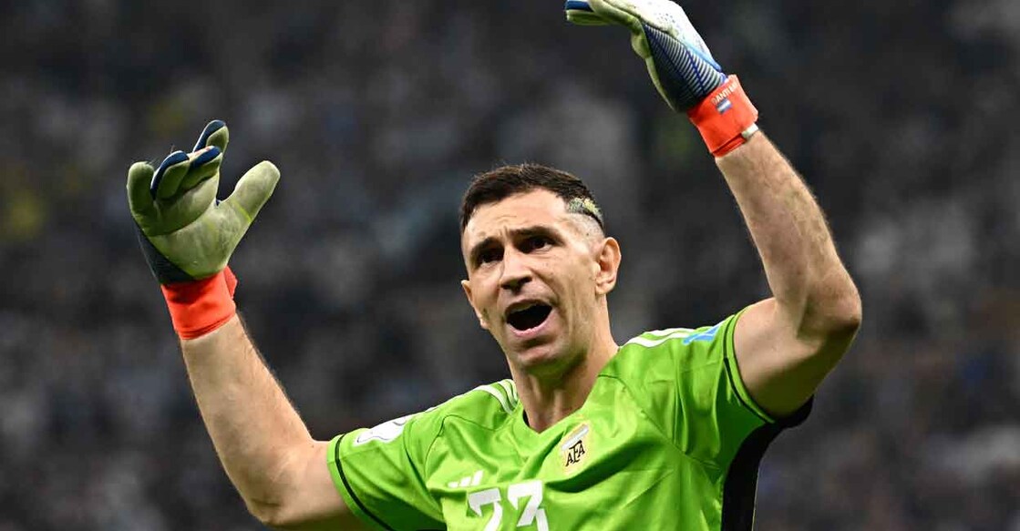 Martinez won the Golden Glove at Qatar 2022. File photo: AFP/Anne-Christine Poujoulat