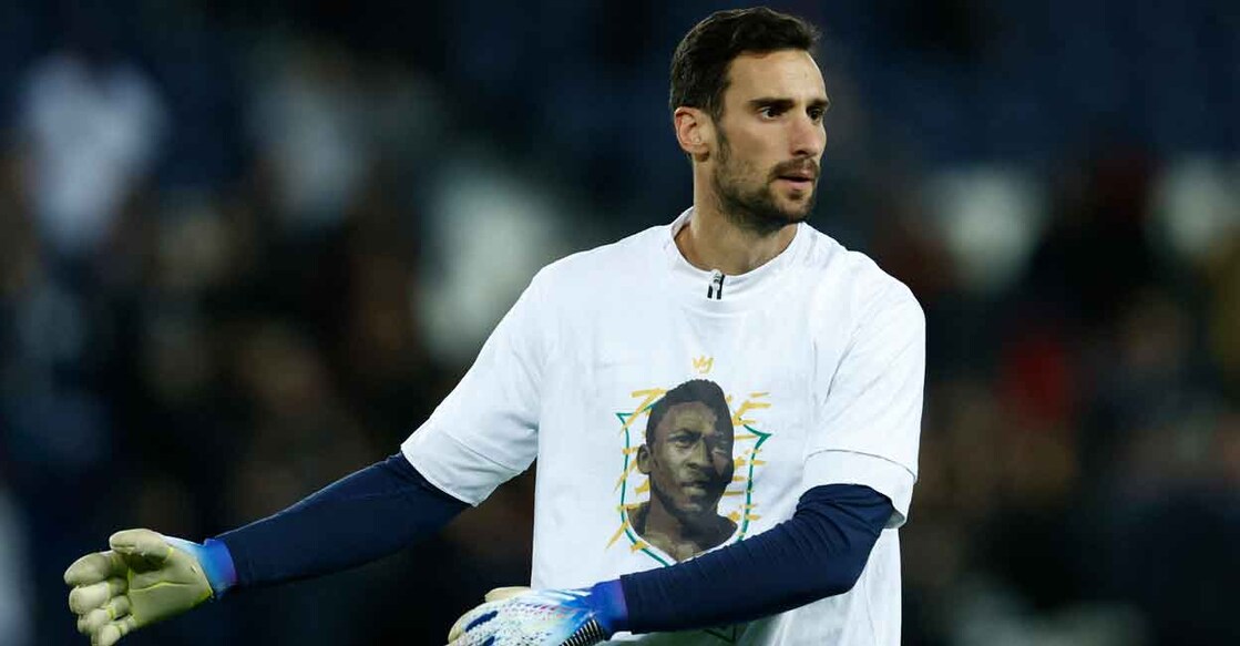 Sergio Rico was given permission by PSG to take part in the pilgrimage. File photo: Reuters/Gonzalo Fuentes