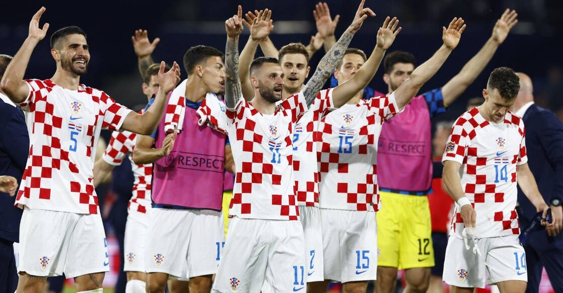 Croatia will play either Italy or Spain, who face off in the second semi-final in Enschede on Thursday. Photo: Reuters