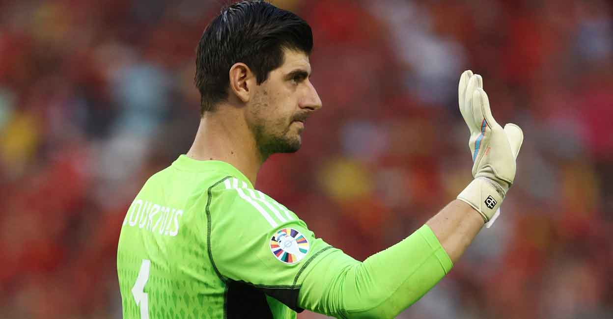 Thibaut Courtois Thibaut Courtois during the Euro 2024 qualifier against Austria. File photo: Reuters/Yves Herman