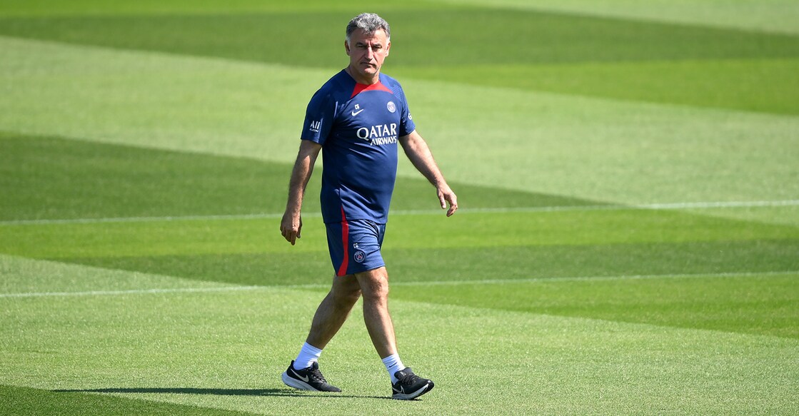 Galtier is set to be fired by the Qatari owners of PSG after a largely underwhelming season. File photo: AFP/Franck Fife