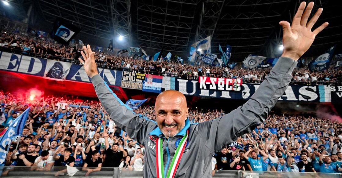 Luciano Spalletti led Napoli last season to their first Serie A title in 33 years. File photo:  Ciro Fusco