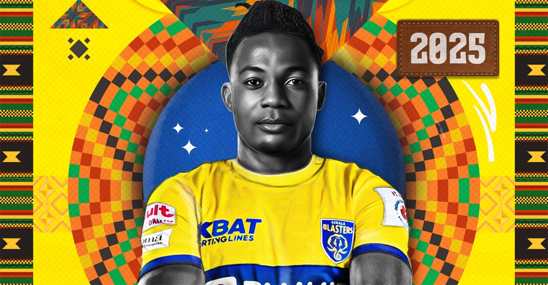 Kwame Peprah. Graphic: Kerala Blasters