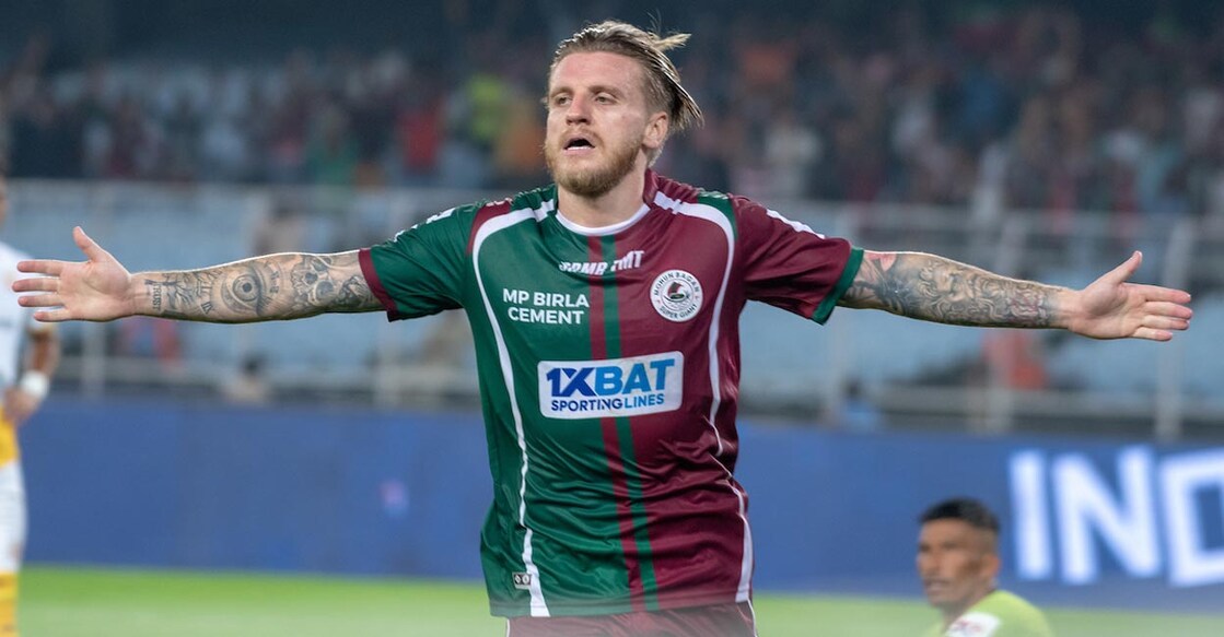 Jason Cummings drew first blood for Mohun Bagan Super Giant. Photo: FSDL