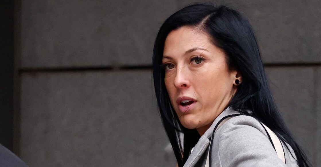 Jennifer Hermoso arrives to testify at the High Court in Madrid. Photo: Reuters/Juan Medina