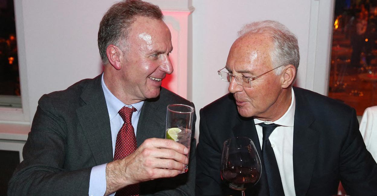 Rummenigge played alongside Beckenbauer at Bayern Munich in the 1970s. File photo: AFP/Andreas Rentz