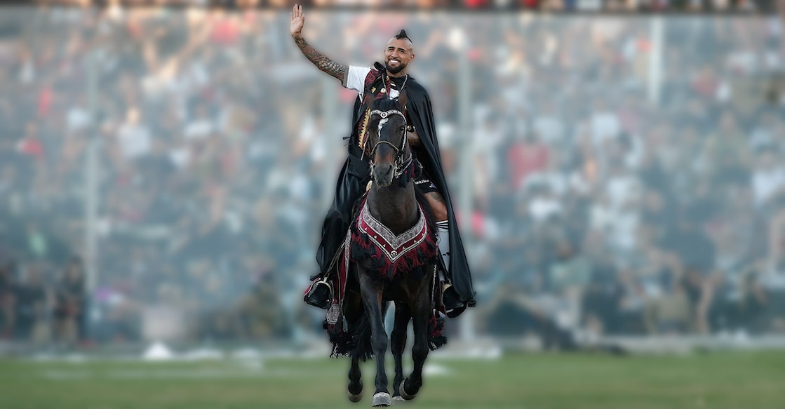 Vidal began his career at the age of 15 with Colo Colo and won three national titles with them. Photo: X@ChampionsLeague