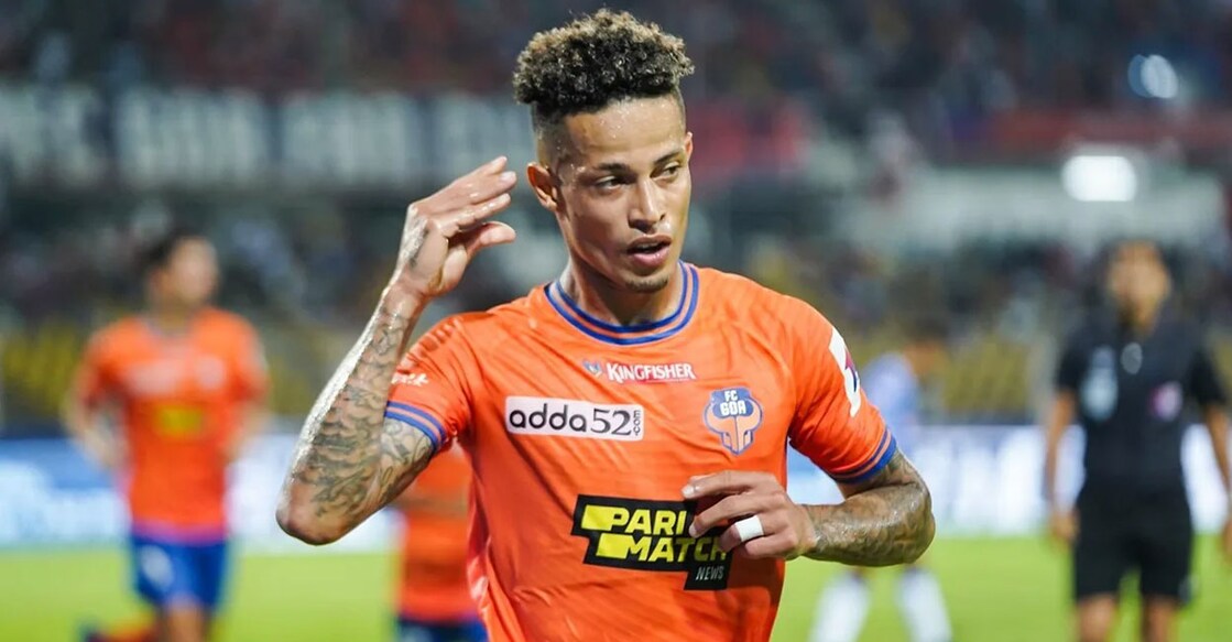 Noah Sadaoui celebrates his goal. Photo: ISL