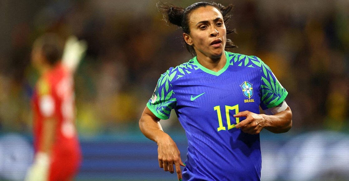 Marta the all-time highest scorer for Brazil with 116 goals in 175 matches. File photo: Reuters/Hannah Mckay