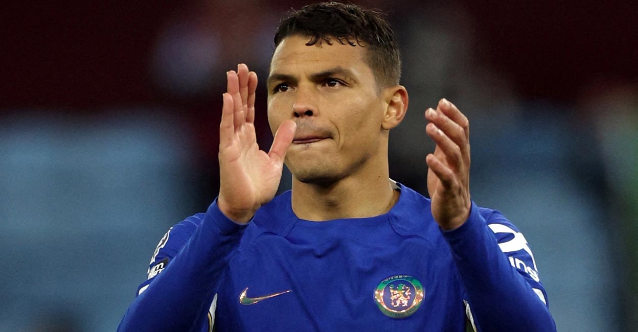 Thiago Silva joined Chelsea from PSG on a free transfer in August, 2020. File photo: Action Images via Reuters/Andrew Boyers