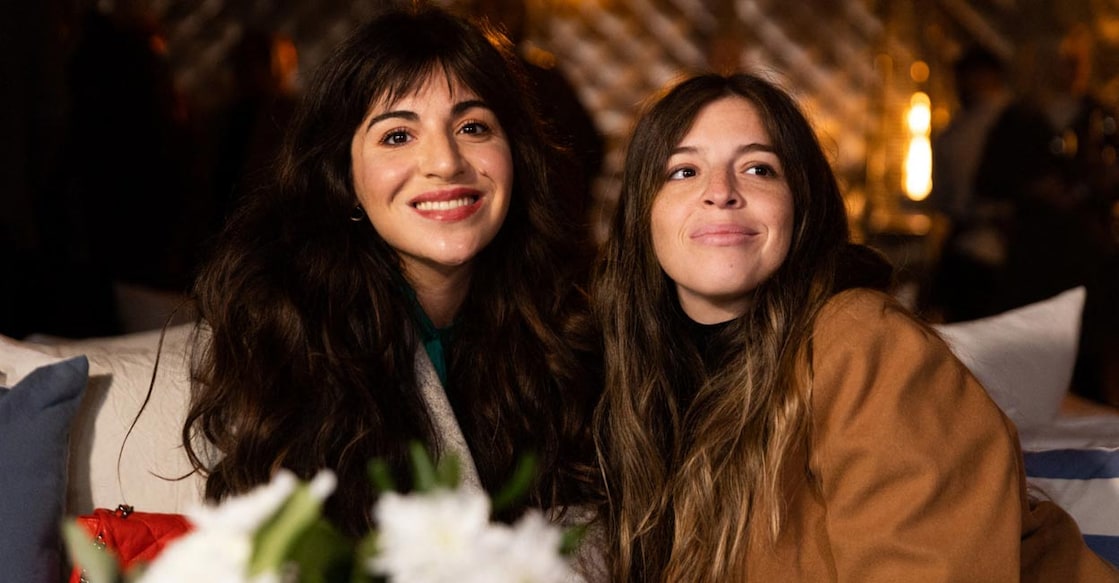 Maradona's daughters Giannina and Dalma. File photo: AFP/Tomas Cuesta