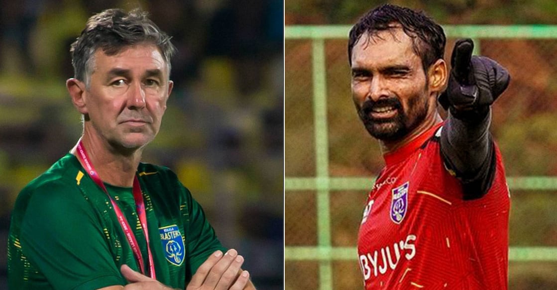 dauwen-karanjit-blasters Frank Dauwen and Karanjit Singh. Photos: Kerala Blasters