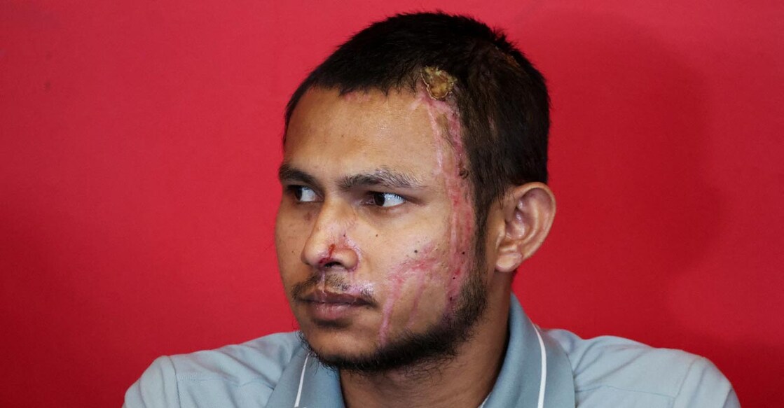 Faisal Halim during a news conference at Shah Alam, Malaysia, on Thursday. Photo: Reuters/Hasnoor Hussain
