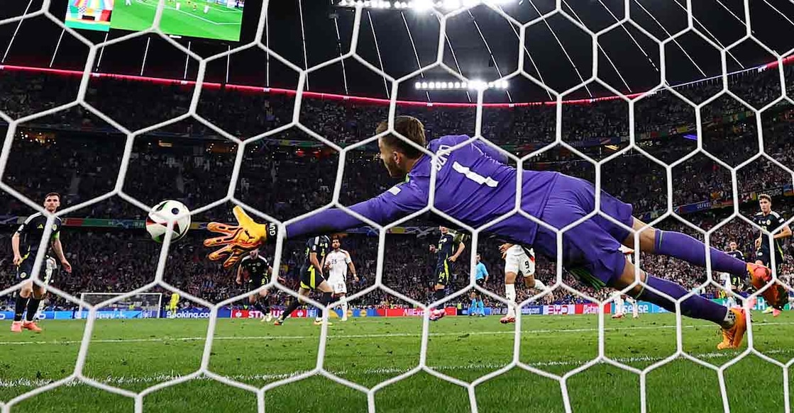 Niclas Fullkrug scores Germany's Niclas Fullkrug scores their fourth goal against Scotland in Euro 2024. Reuters/Leonhard Simon