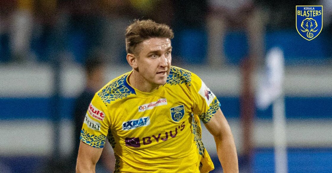 Cernych scored three goals for Blasters from 10 appearances. Photo: X@KeralaBlasters