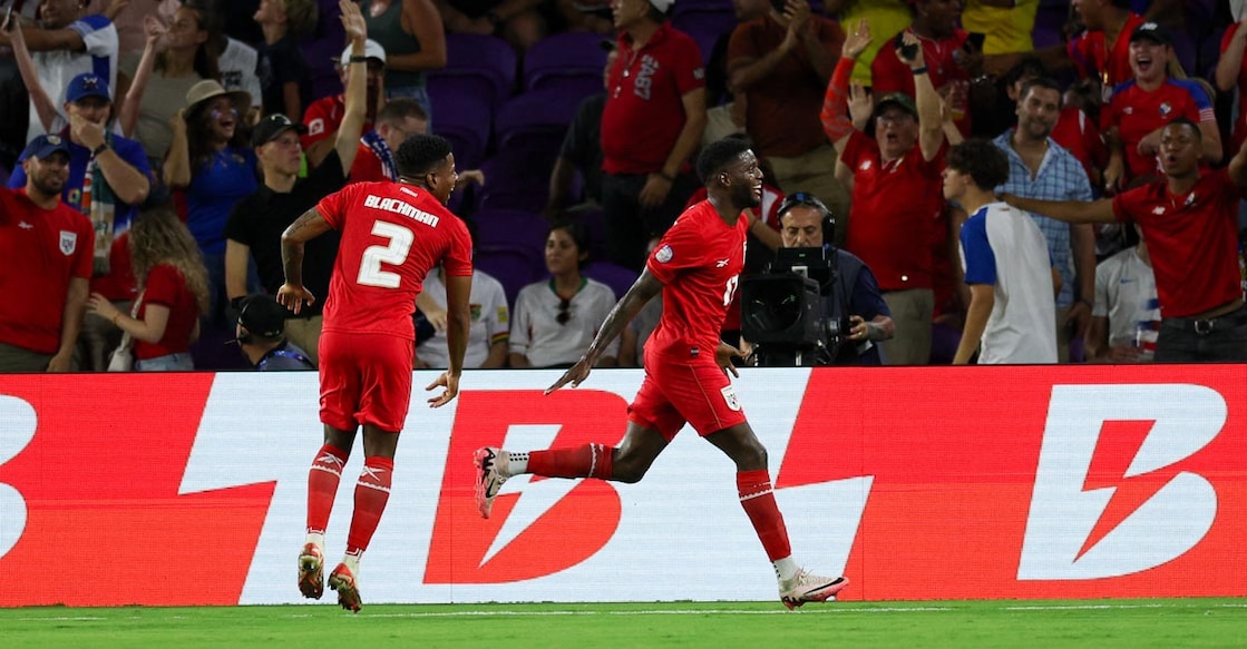 Panama forward Jose Fajardo (No. 17) celebrates after scoring a goal against Bolivia. Photo: USA TODAY Sports/Nathan Ray Seebeck via Reuters