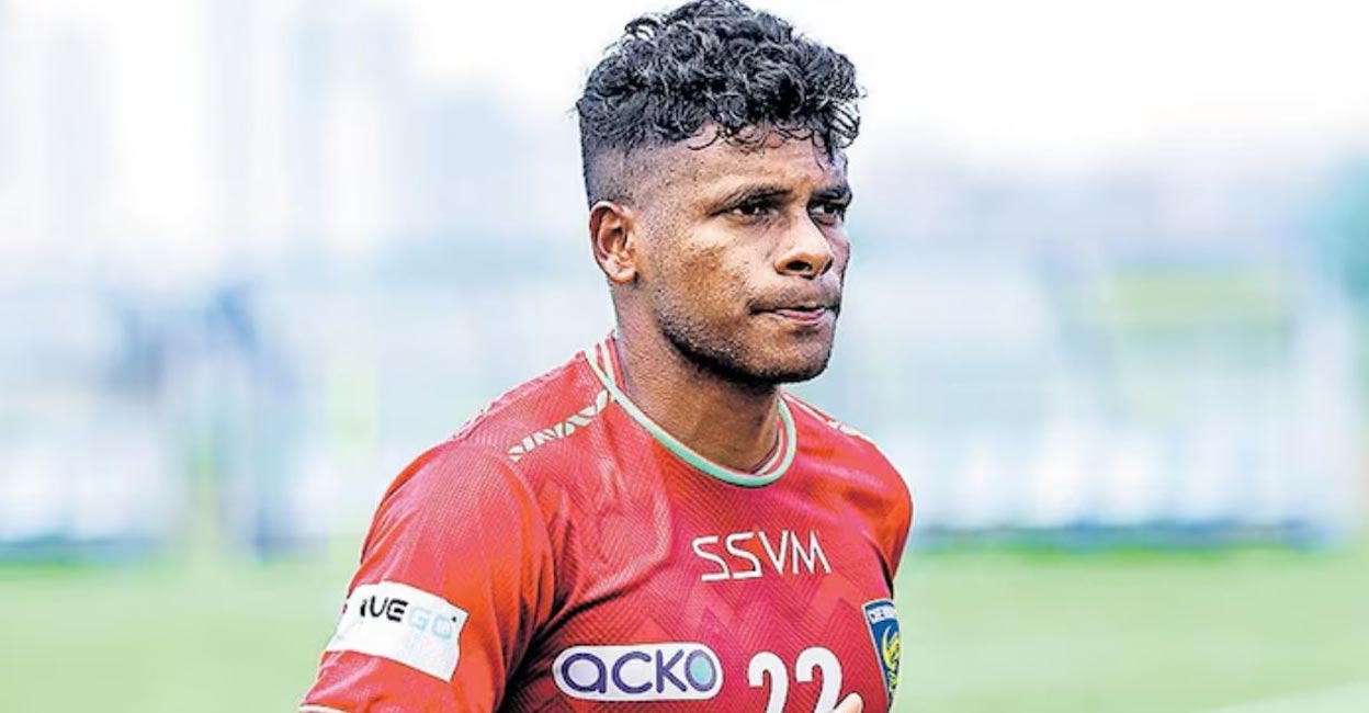 Sachu Siby Sachu featured in five matches for Chennaiyin in ISL 2023-24.