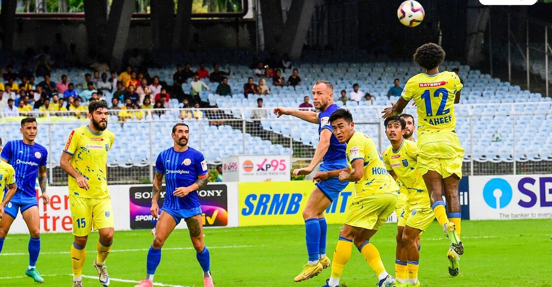 Action from the Kerala Blasters-Punjab FC match. Photo: X@thedurandcup