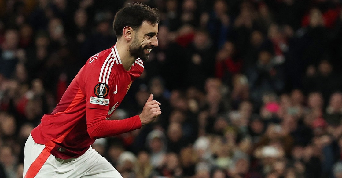 Fernandes hattrick as United crush Sociedad, Spurs make Europa League quarters