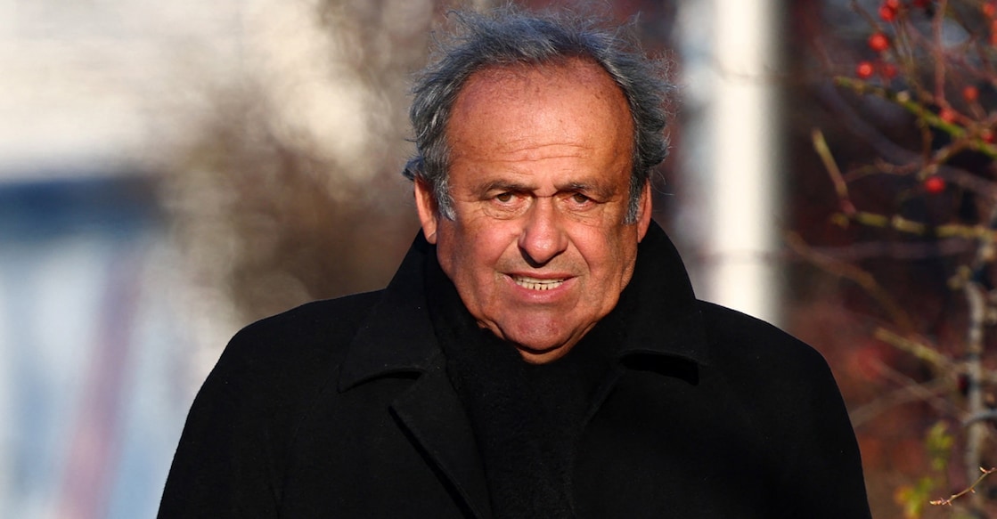 Former UEFA President Michel Platini arrives at the tribunal for his appeal on corruption charges. Photo: Reuters/Denis Balibouse