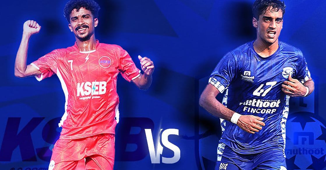 kseb-vs-muthootfa-kpl A graphic for the Kerala Premier League semifinal between KSEB and Muthoot FA shared by Kerala Football Association