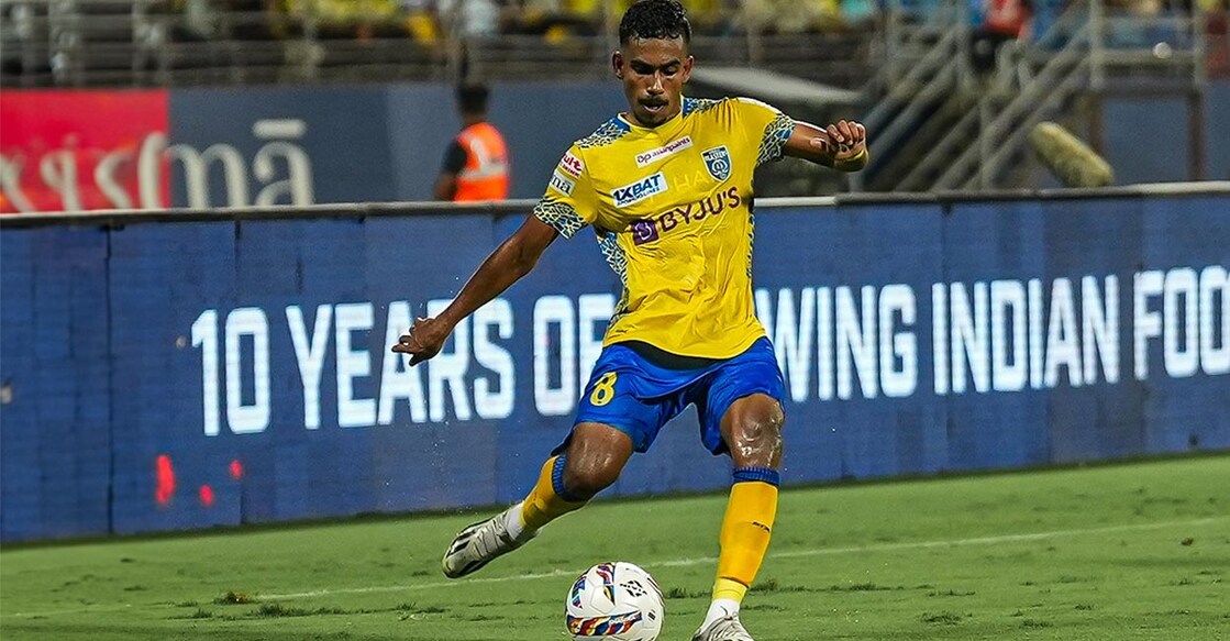 Vibin Mohanan has been in fine form in ISL Season 10. File photo: X@KeralaBlasters