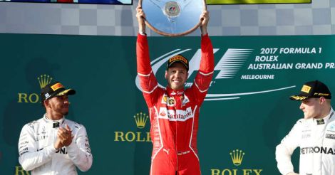 Vettel cruises to victory in Australian GP