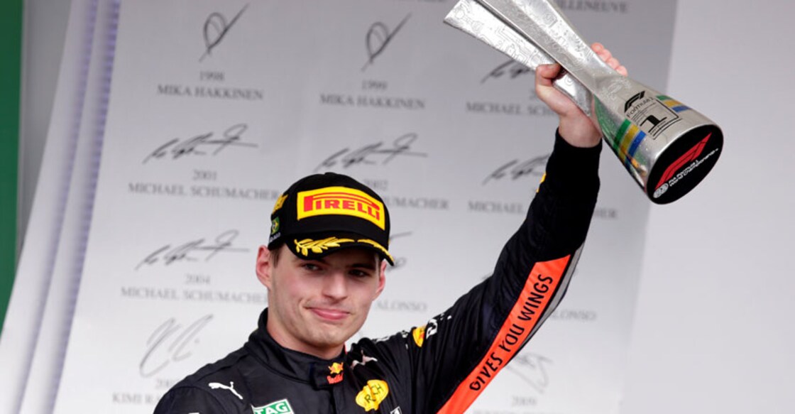 Max Verstappen wins Brazil GP thriller as Ferraris collide