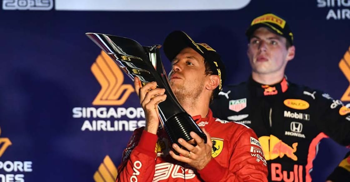Vettel ends win drought with victory in Singapore