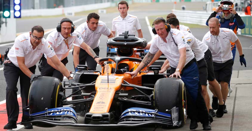 Formula One joins Britain's coronavirus battle