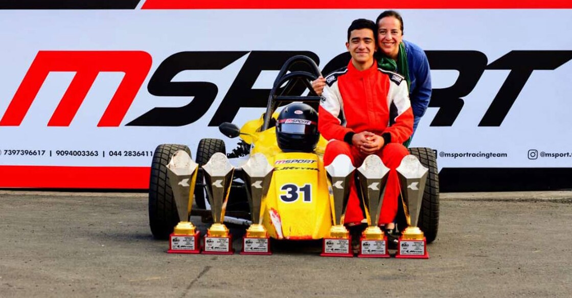 Amir Sayed with his mom. File photo