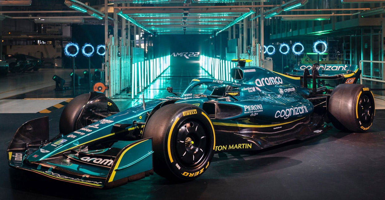 Aston Martin The team launched their new challenger, the AMR22, at Aston Martin's Gaydon base. Photo: IANS