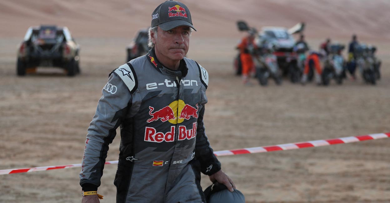 Audi Sport's Carlos Sainz during Stage 6 of the Dakar Rally. File photo: Reuters/Hamad I Mohammed