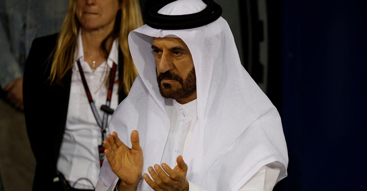 FIA president Mohammed Ben Sulayem. File photo: Reuters/Hamad I Mohammed