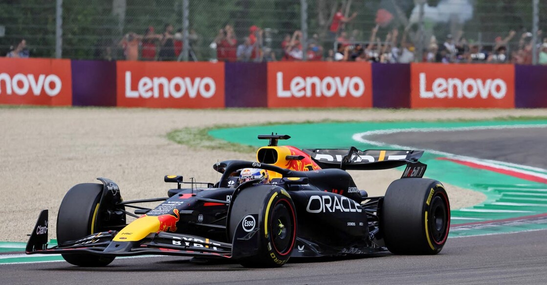  Red Bull's Max Verstappen in action. Photo: Reuters/Ciro De Luca