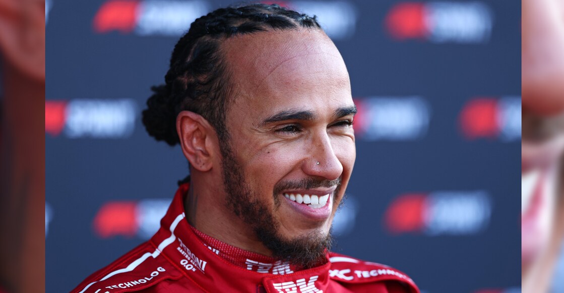 Ferrari's Lewis Hamilton. Photo: X/@F1