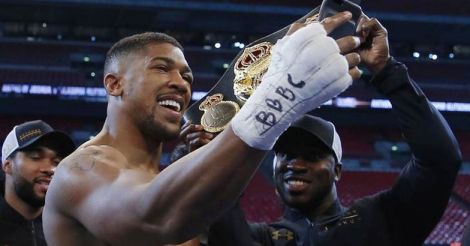 Boxing: Joshua wins world titles with 11th-round stoppage of Klitschko