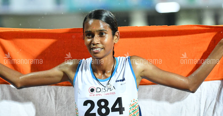 Asian Athletics Championships: PU Chitra wins gold in women's 1500m Asian Athletics Championships: PU Chitra wins gold in women's 1500m