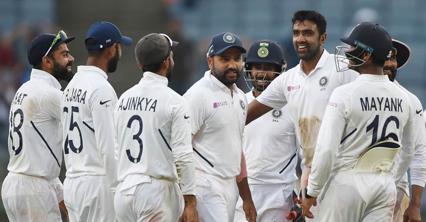 Pune Test: India take huge lead despite gritty fight from SA tail Pune Test: India take huge lead despite gritty fight from SA tail