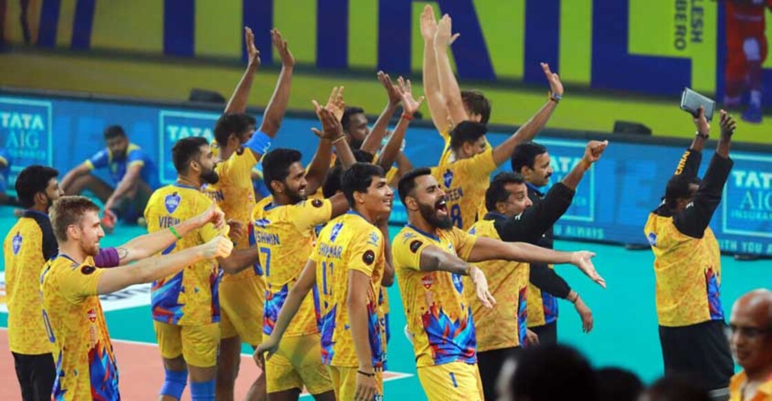 PVL: Chennai Spartans set up title clash with Calicut Heroes