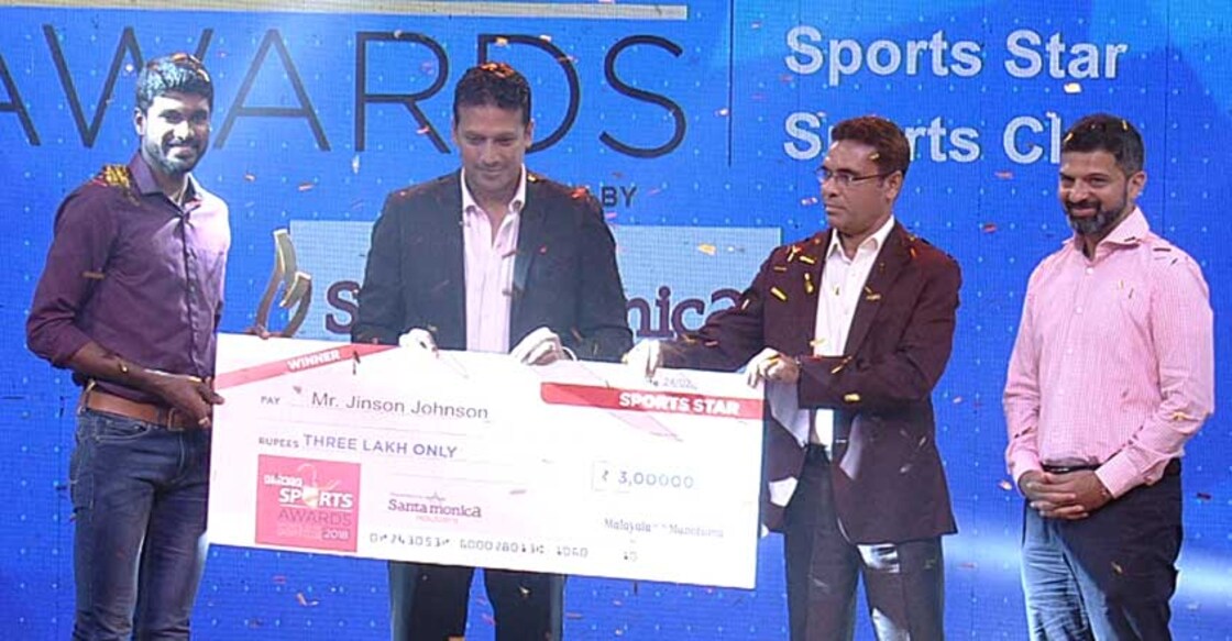 Manorama Sports Awards: Jinson Johnson wins top honour