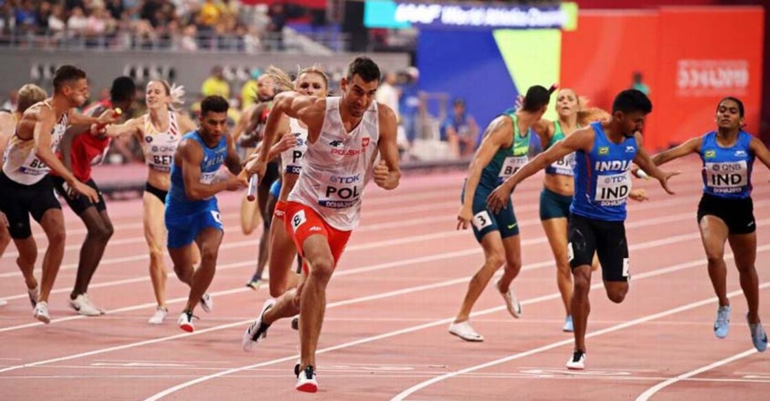 India's 4x400m mixed relay team finishes 7th in World C'ships