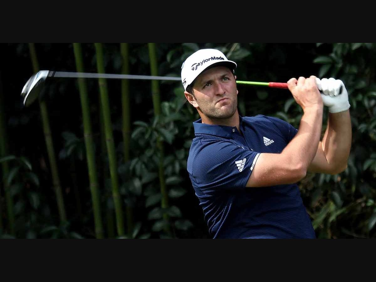 Jon rahm hotsell water shot