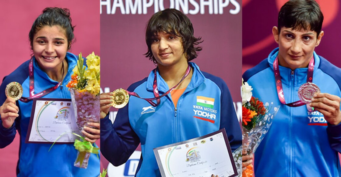 Indian women dominate with 3 gold at Asian Wrestling Championship