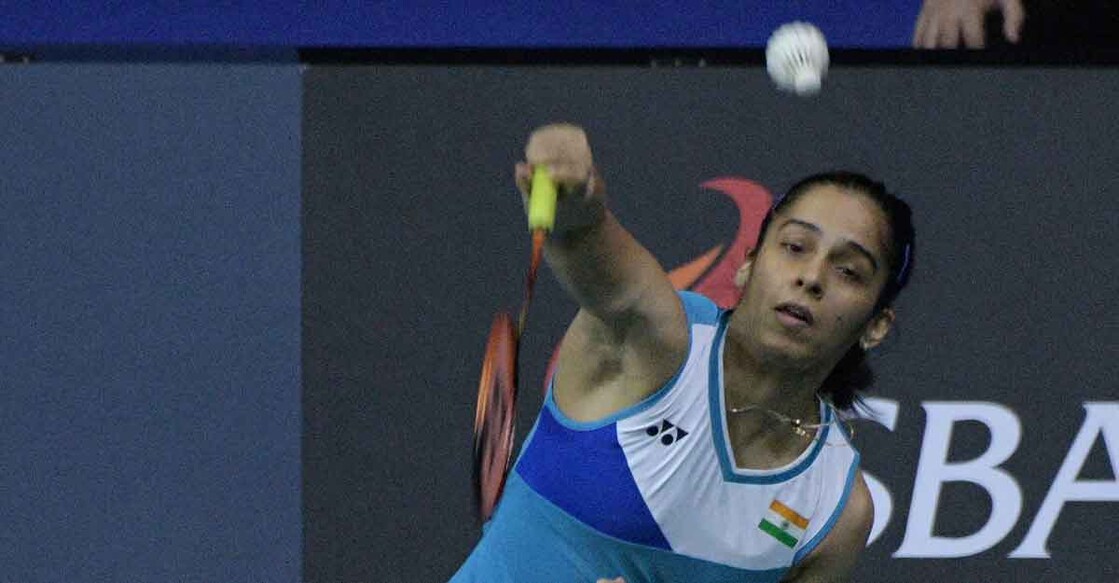 Saina Nehwal went down fighting. File photo: IANS