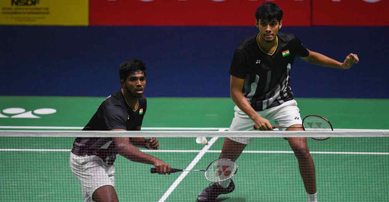 Chirag and Satwiksairaj Only the pair of Chirag Shetty and Satwiksairaj Rankireddy could post a win for the team. File photo: PTI