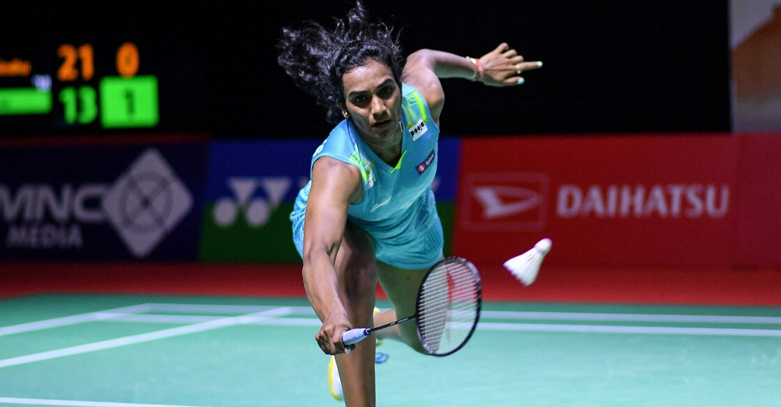 P V Sindhu failed to get past Akane Yamaguchi. File photo: AFP