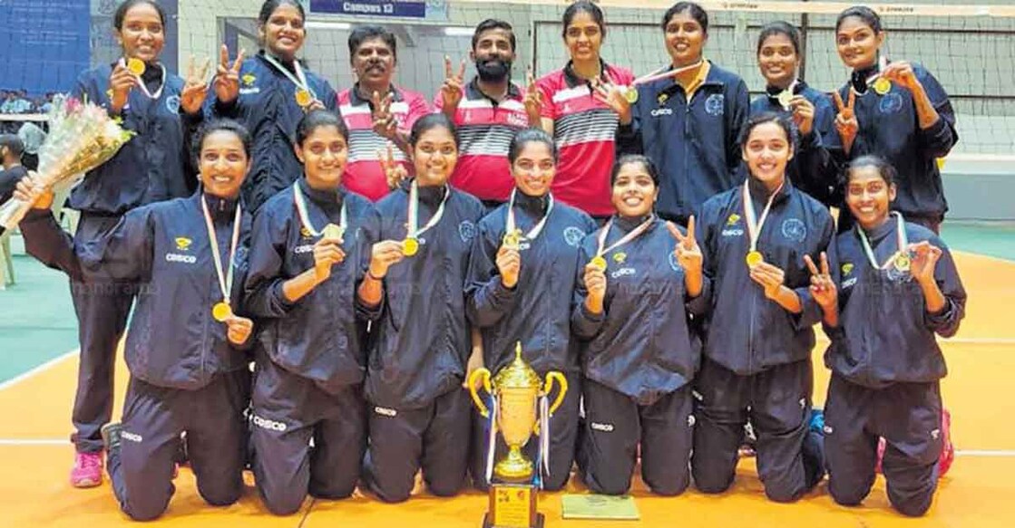 Kerala women complete hat-trick at national volleyball