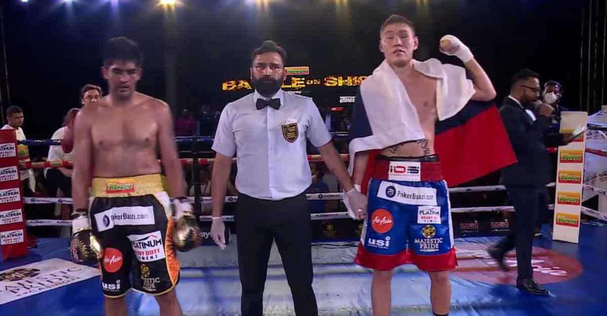 Lopsan beats Vijender Lopsan beats Vijender