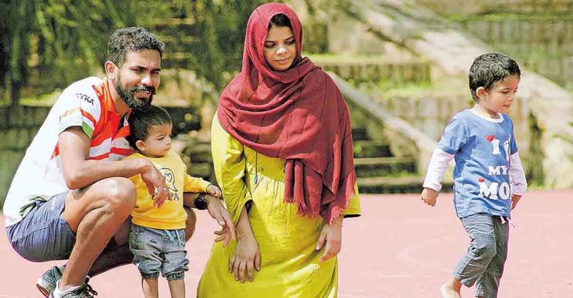 Irfan with his family